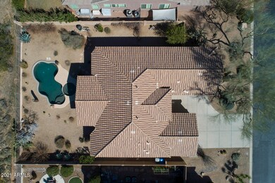 Birdseye Aerial View of Home
