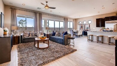 Windows and sliding glass door make this a bright