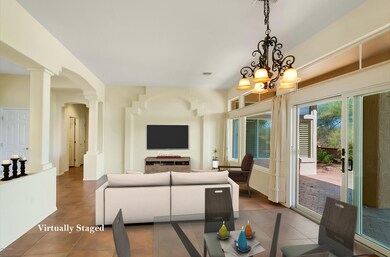 LIVING & DINING ROOM STAGED