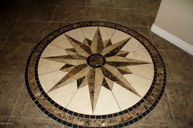 Tile Medallion in Entry