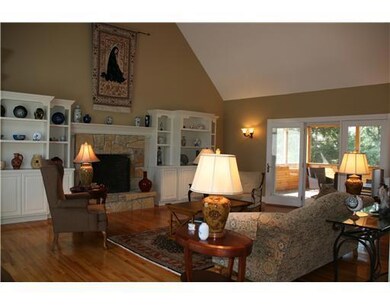 Living Room. This view of the great...