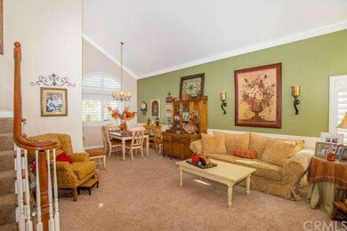 Living room open to dining area, perfect for enter