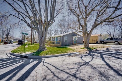 Great location on a corner lot with mature trees.