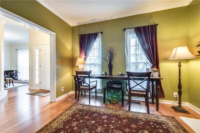 Another view of the flex room shows the foyer and formal dining room!