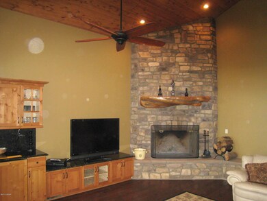 Great room fireplace