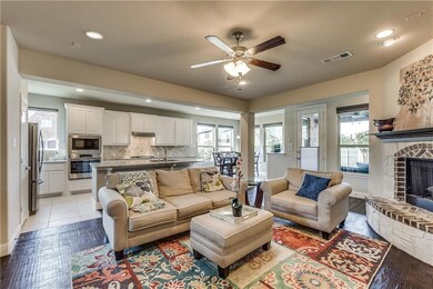 An inviting living space with vaulted ceilings