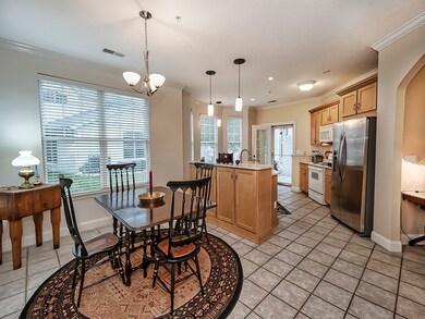Dining area open to kitchen