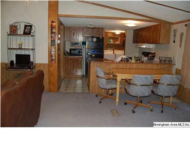 View of breakfast area and kitchen