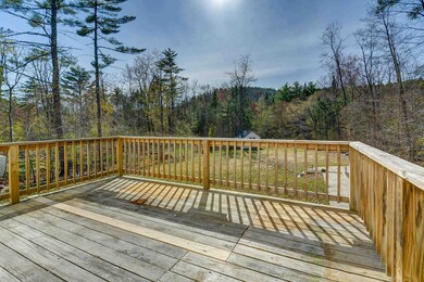 Views of Tin Mountain from the back deck.