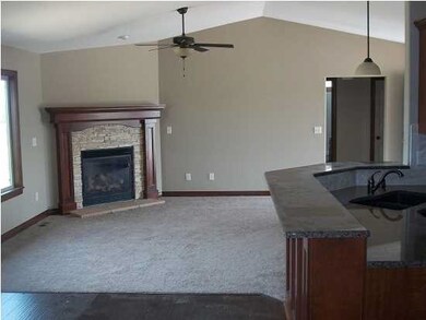 View from dining area. Home to be complete soon.