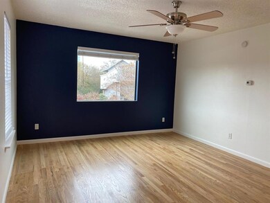 Unfurnished room featuring wood finished floors, 