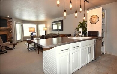 Kitchen island perfect for entertaining