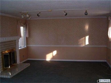 Family room with fireplace