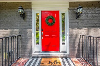 Welcoming front stoop