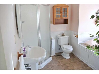 Master Bath/Spa. Updated large master bath.  Ceili