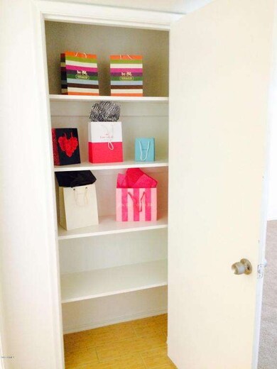 Hallway linen closet