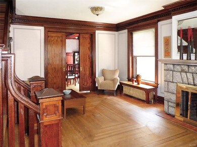 Double Living Room with stone fireplace. Picture f