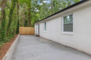 Newly paved driveway