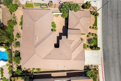 Bird's eye view of the house.  Notice the private