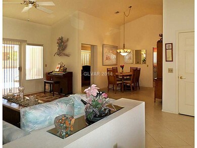 Entry Hall. The large Living Room opens to the Din