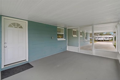 Side, screened in porch