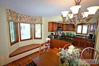 Dining area and Kitchen.