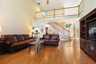 Another view of the family room, second floor and 