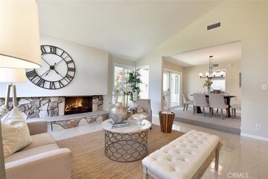 A rock fireplace & hearth where you can cozy-up on cool winter nights!