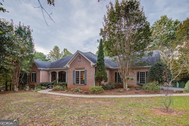 The covered front porch is a perfect location to enjoy the sunrise.
