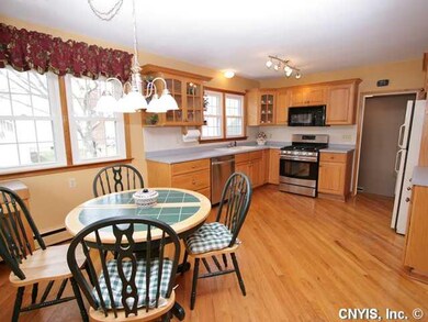 Kitchen. Updated eat-in kitchen  has plentry of st