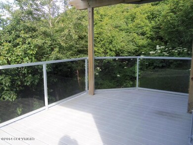 Big private deck