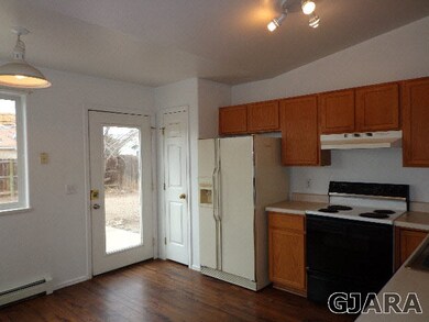 Patio door to backyard