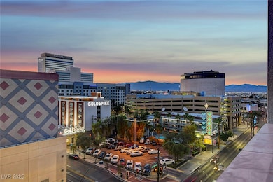 View of city with mountains