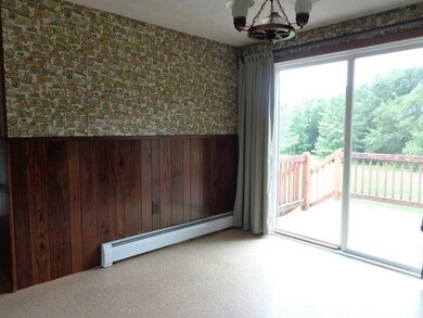 Dining Room. New sliding glass door...