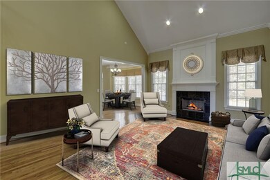 The Great Room looking toward the Breakfast Room a