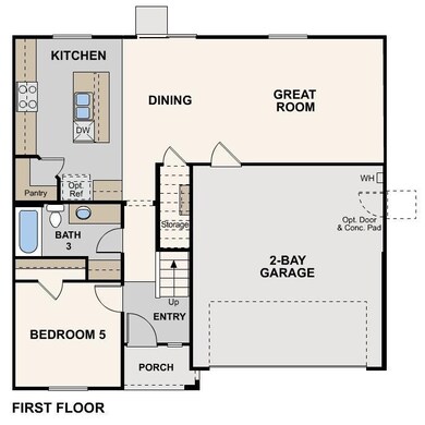 2117 Bidan Ave Floorplan, First Floor