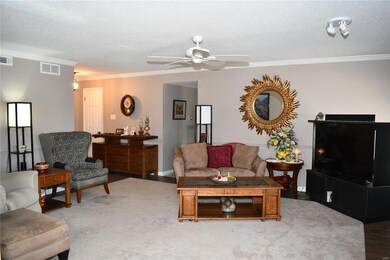 Here is a view of the living room looking from the
