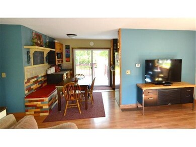 Informal dining room with walk out to the deck.