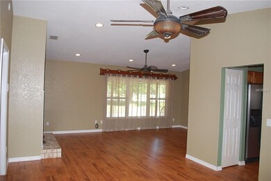 Open family room/dining area.