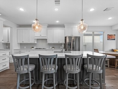 Endless landscape of quartz counters! Large Island
