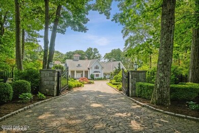 Circular Driveway with Electronic Gates