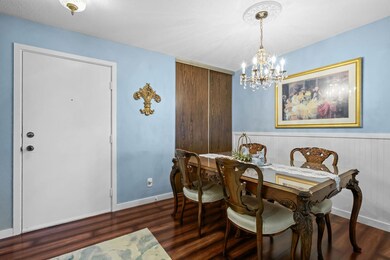 View of Front Door and Kitchen