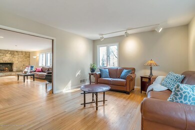 Oak floors throughout both levels