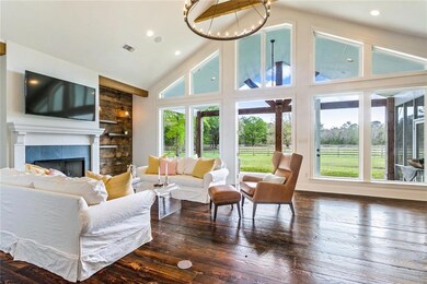 French doors open onto the wonderful large covered