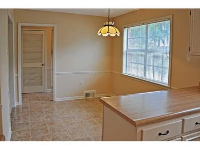 Breakfast area off kitchen