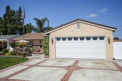 Concrete Driveway with Brick Inlay - Attached 2 Ca