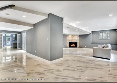 Intimate living area with fireplace