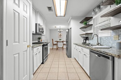 Updated kitchen with tons of natural light.