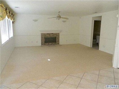 family room with fireplace
