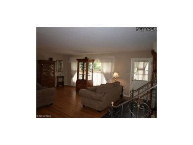 View from dining area to living room